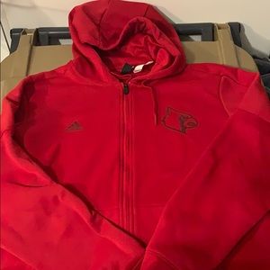 U of L ADIDAS hoodie full zip
